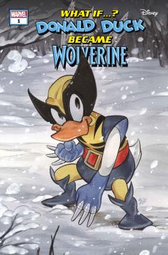 Marvel & Disney: What if? Donald Duck became Wolverine #1 Variant cover by Peach Momoko