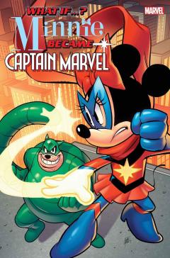 Marvel & Disney: What if? Minnie became Captain Marvel - Variant Cover by Elena Casagrande